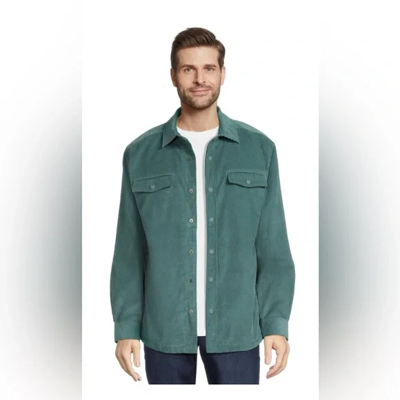 George Men's Corduroy Shirt Jacket - Picture 3 of 10